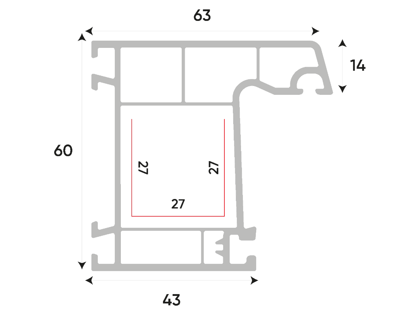 6001 - Plain Frame