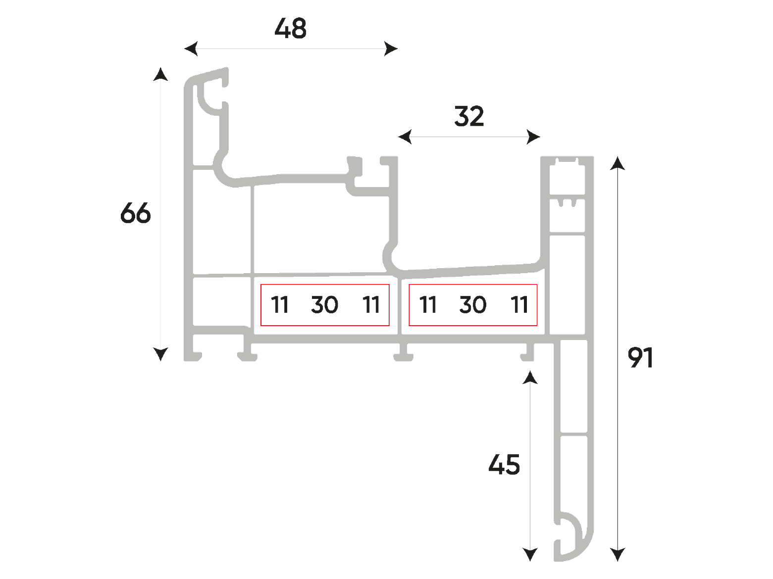 S6005 - Single Sliding Fringed Frame